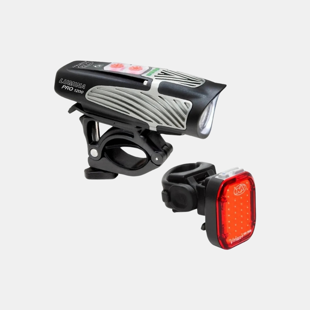 Combo de Lámparas NiteRider Lumina Pro 1200 y Vmax 150