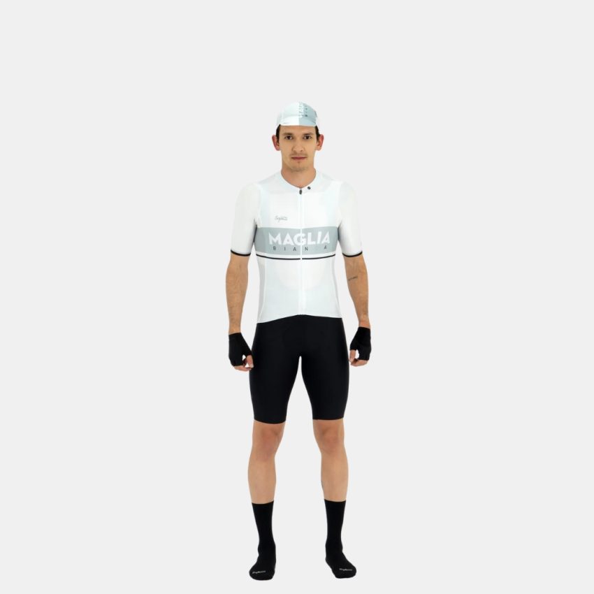 Jersey Maglia Bianca Manga Corta