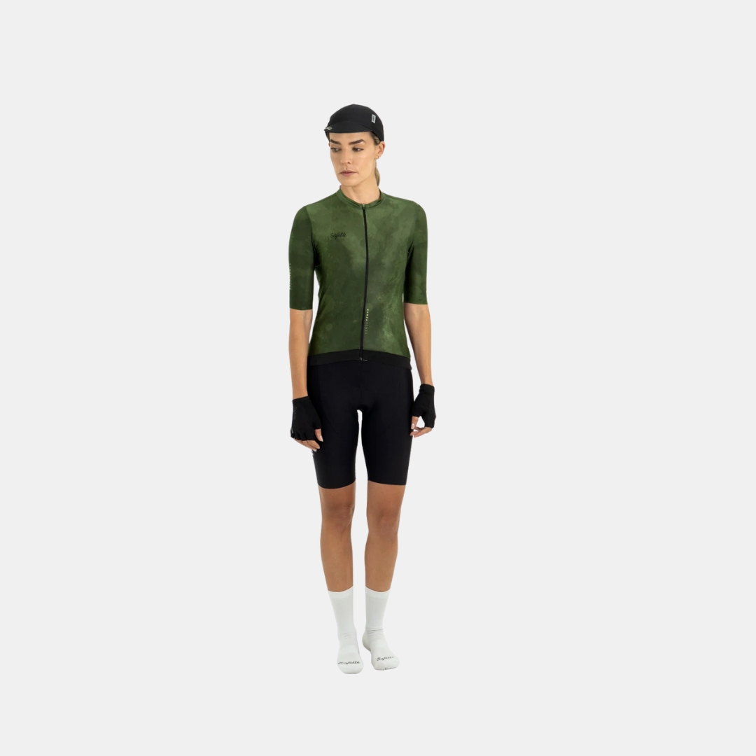 Jersey Manga Corta Mujer Safetti SunsetTide Green