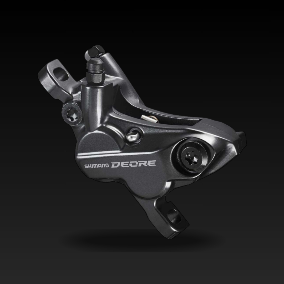 SHIMANO Freno Hidráulico Trasero BR-M6120 4 Pistones (con Balatas Metálicas)
