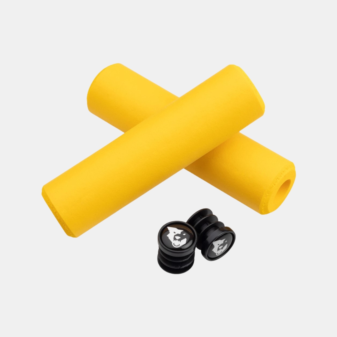 Wolf Tooth Cinta de Manillar FAT PAW Silicone - Amarillo