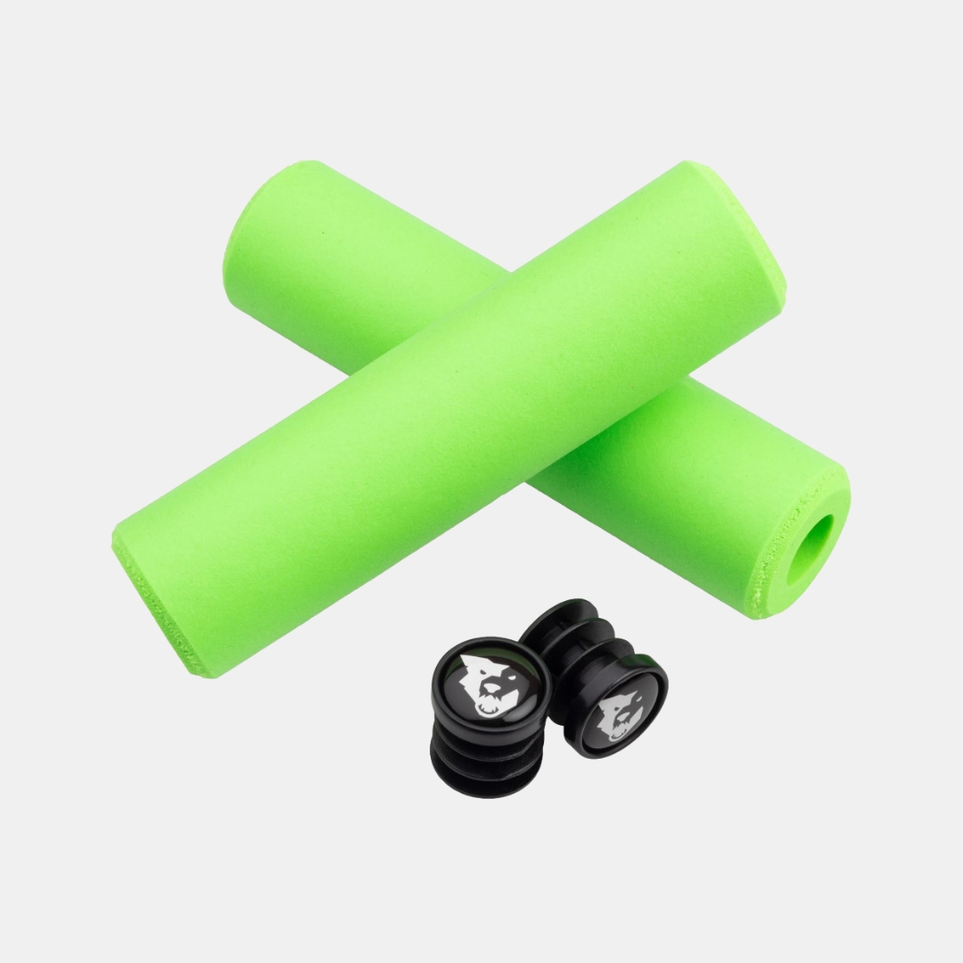 Wolf Tooth Cinta de Manillar FAT PAW Silicone - verde