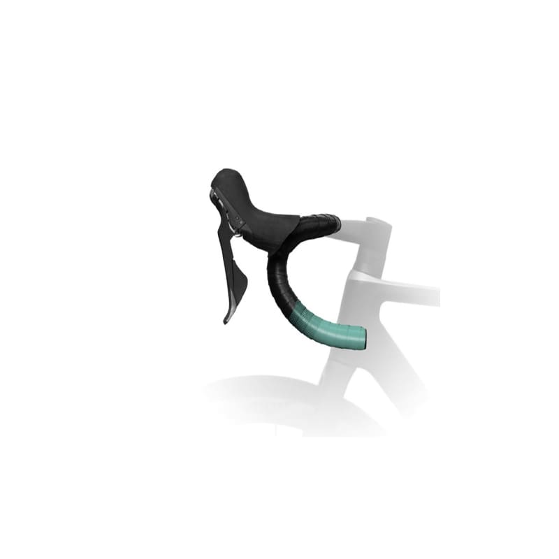 CINTA PARA MANUBRIO FIZIK VENTO TACKY 2MM NEGRO/VERDE MENTA