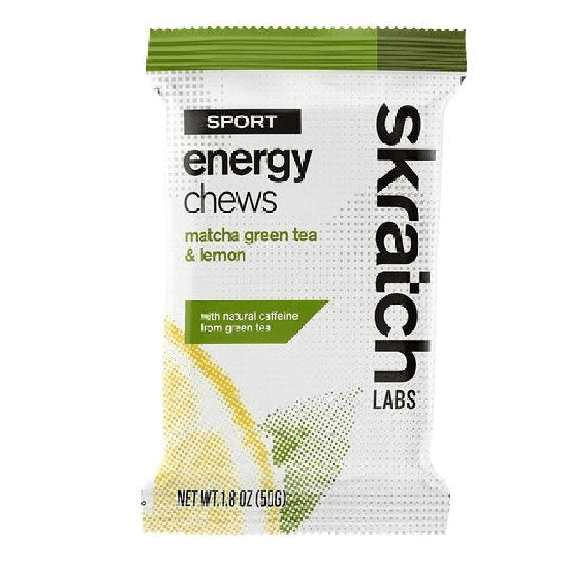 SKRATCH LABS ENERGY CHEWS MATCHA GREEN TEA AND LEMONS 50GR